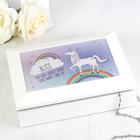 Personalised Unicorn Jewellery Box Extra Image 2
